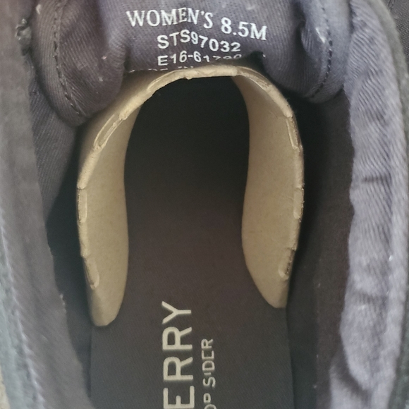 Sperry Crest Knoll Canvas Grey Shoes - Picture 9 of 10